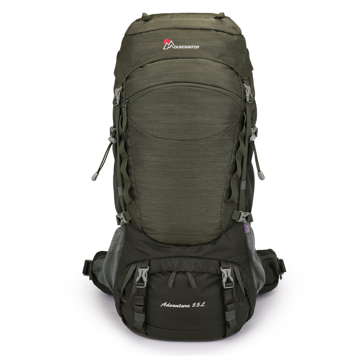 MOUNTAINTOP 55L/80L Hiking Backpack with Rain Cover 並行輸入品 バッグ