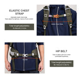Backpack Hip Belt,Elastic Chest Strap